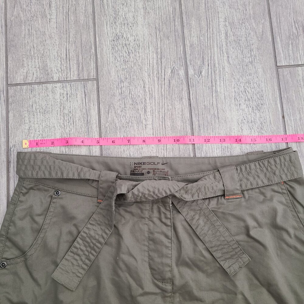 Nike Golf Sport Dri-Fit Olive Green Cargo Skirt Women's Size 10 - Picture 7 of 12